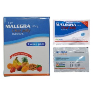 Malegra Oral Jelly Flavoured 100mg Sunrise