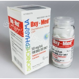 Oxy-Med Bioniche Pharma (Oxymethlone,Anadrol) 120tabs (50mg/tab) Bioniche Pharmaceuticals